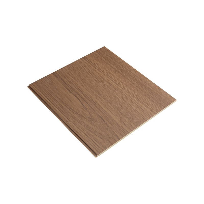 Ruang Tamu Moden Panel Dinding 3d Kayu-Plastik Menyerap Bunyi