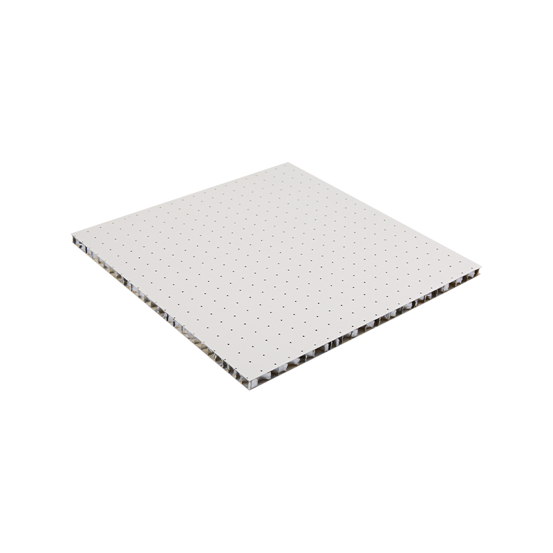 Panel Sarang Lebah Berlubang Berlubang Struktur Stabil Boleh Serap Bunyi